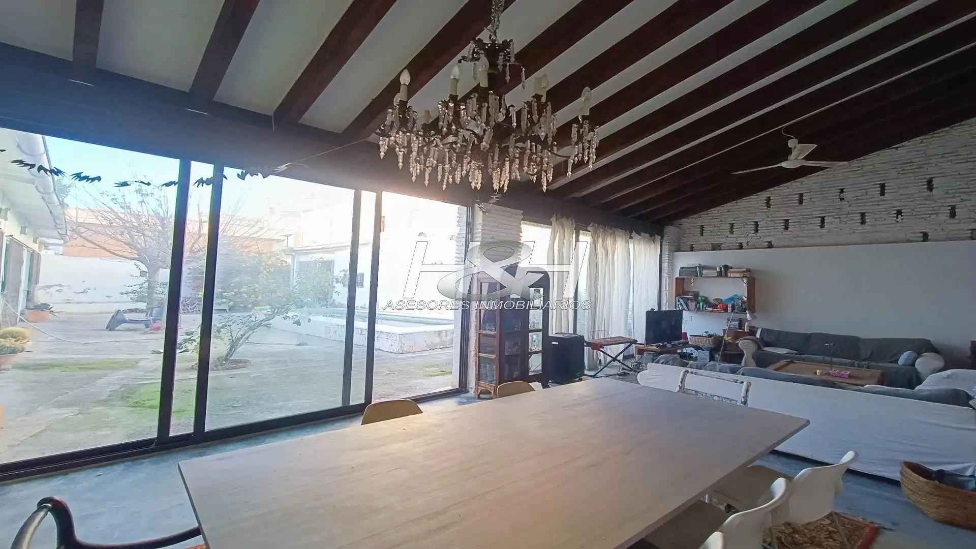 Dining room of Houses for sale in Valencia  with Heating, Private garden and Terrace
