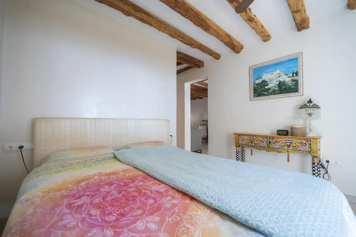 Bedroom of Ground floor for sale in Santa Eulària des Riu  with Air Conditioner, Heating and Private garden