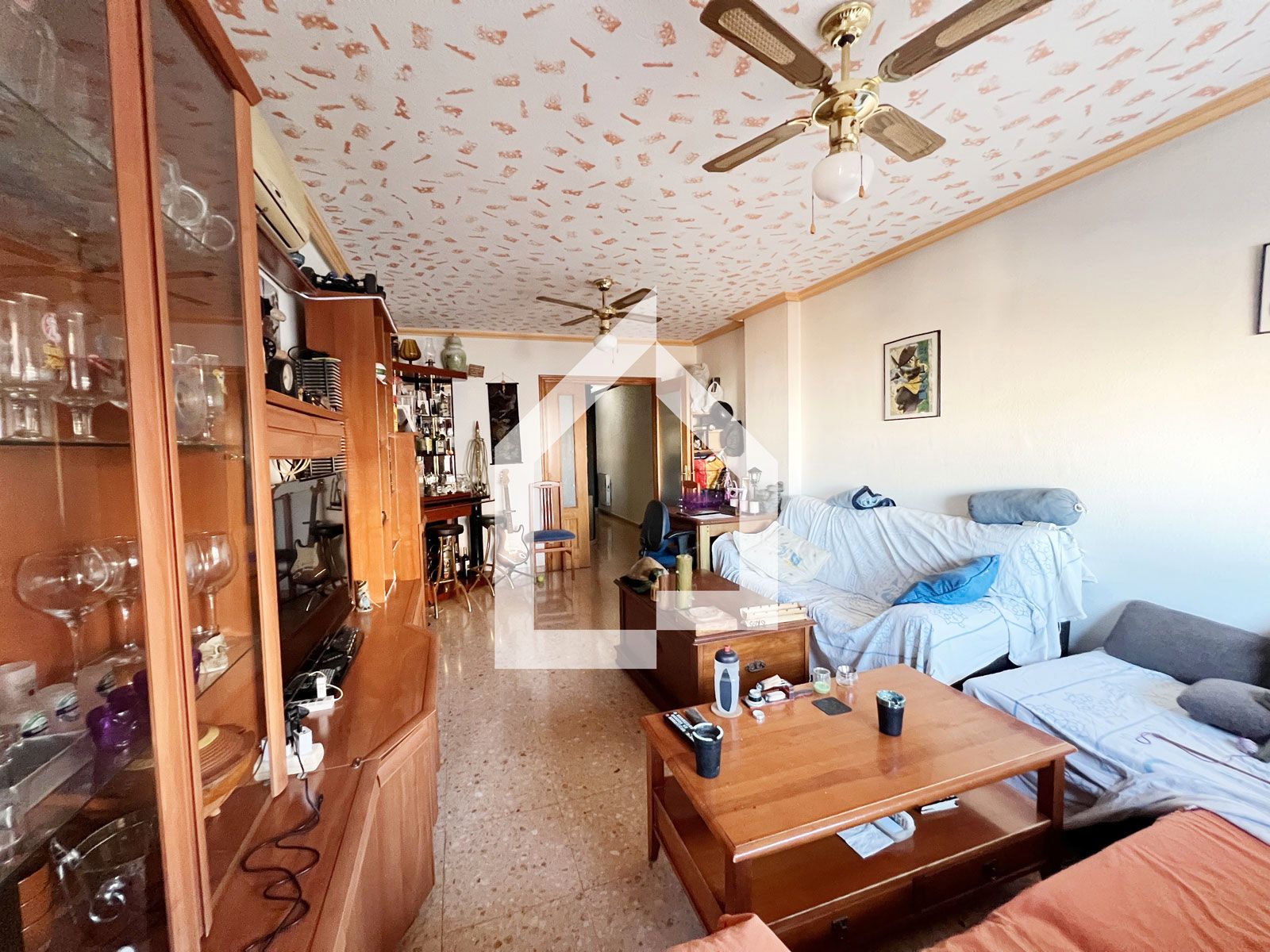 Living room of Flat for sale in San Vicente del Raspeig / Sant Vicent del Raspeig  with Air Conditioner and Balcony