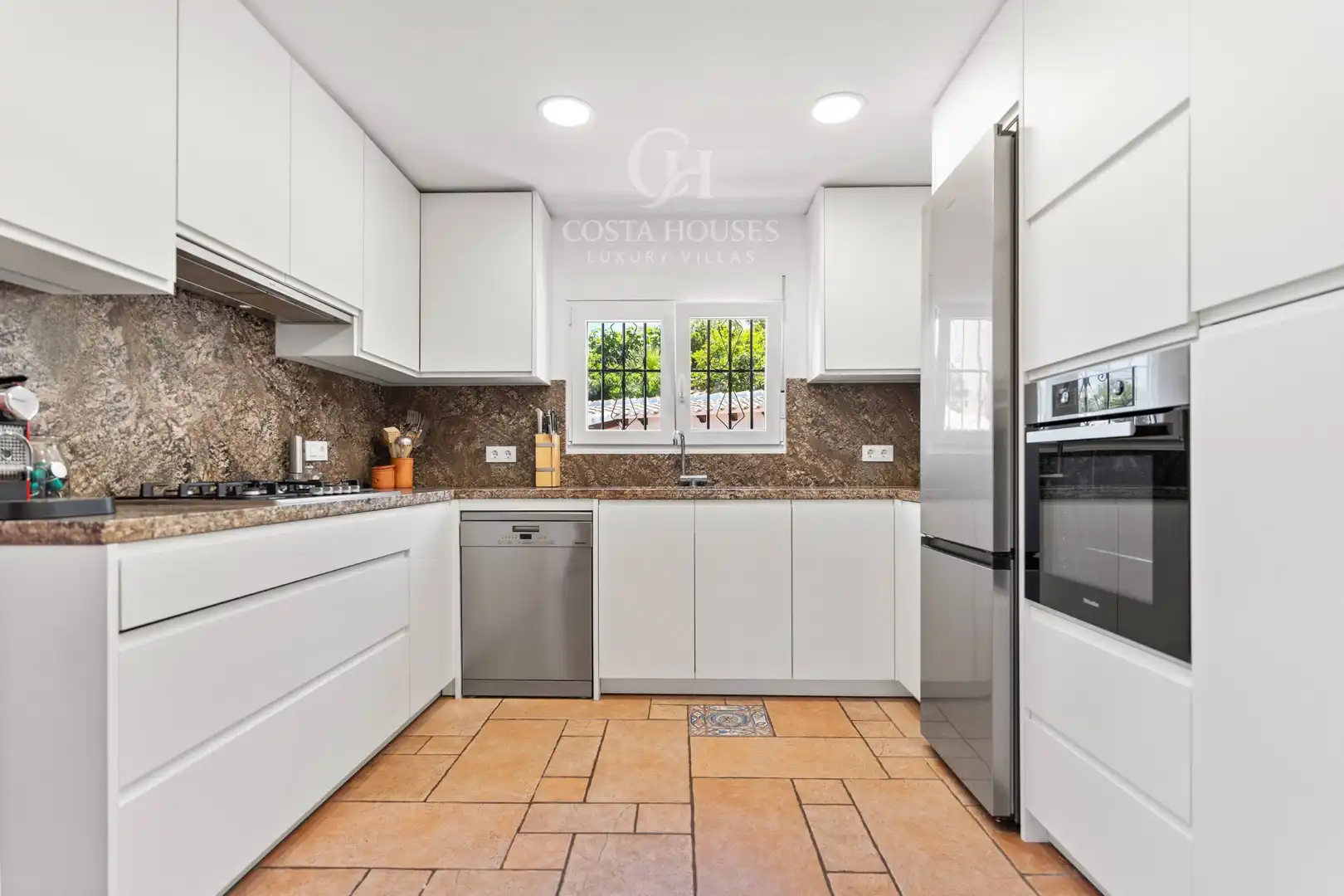 Cocina de Casa o chalet en venta en Jávea / Xàbia con Aire acondicionado, Calefacción y Jardín privado