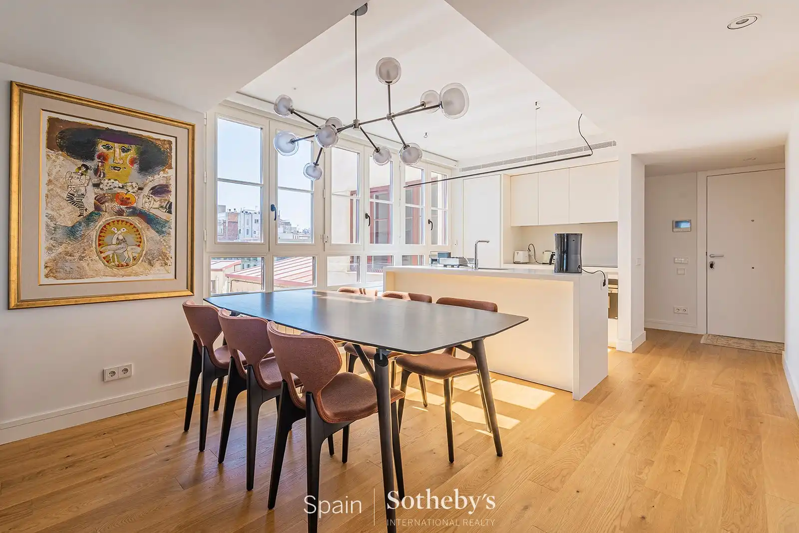 Dining room of Apartments for sale in Barcelona  with Air Conditioner, Heating and Terrace