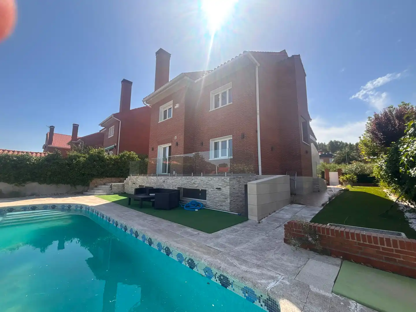 Piscina de Casa o chalet en venta en Rivas-Vaciamadrid con Aire acondicionado, Calefacción y Jardín privado