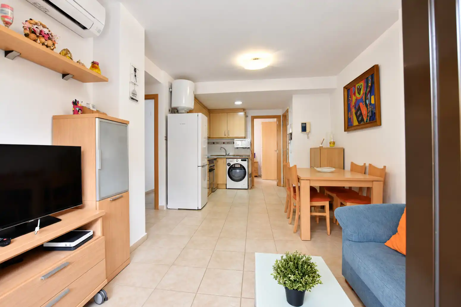 Cocina de Piso de alquiler en Puçol con Aire acondicionado, Jardín privado y Terraza