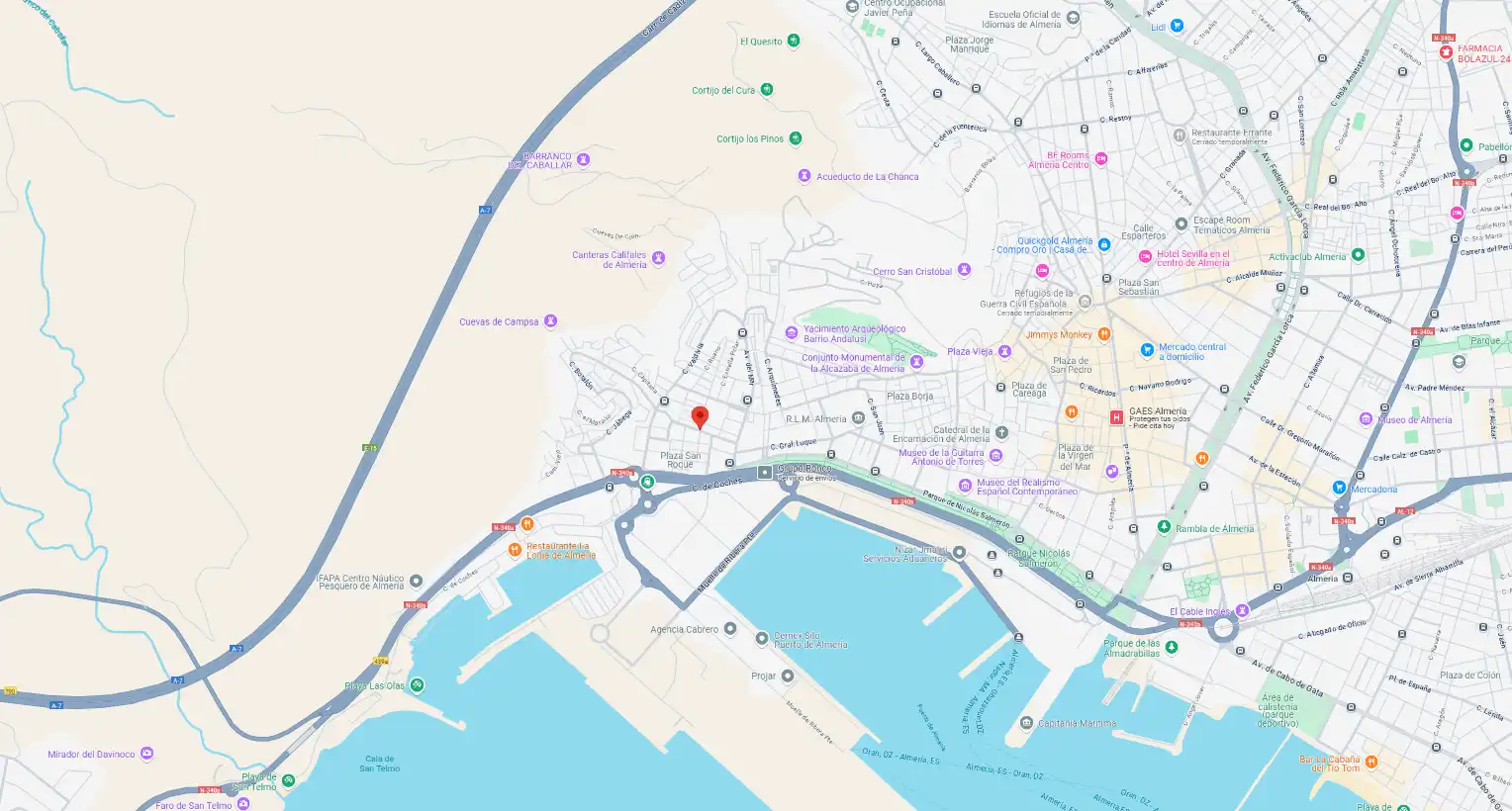 Vista exterior de Piso en venta en Almería