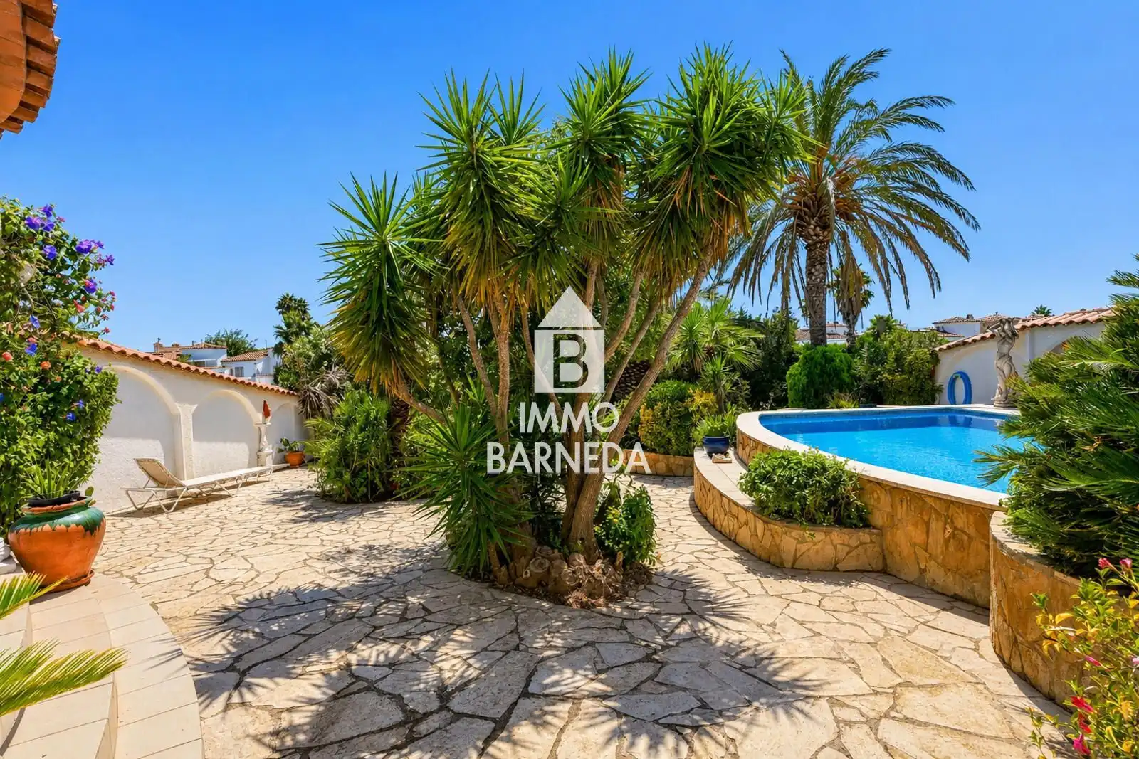 Jardí de Casa o xalet en venda en Empuriabrava amb Aire condicionat, Calefacció i Terrassa