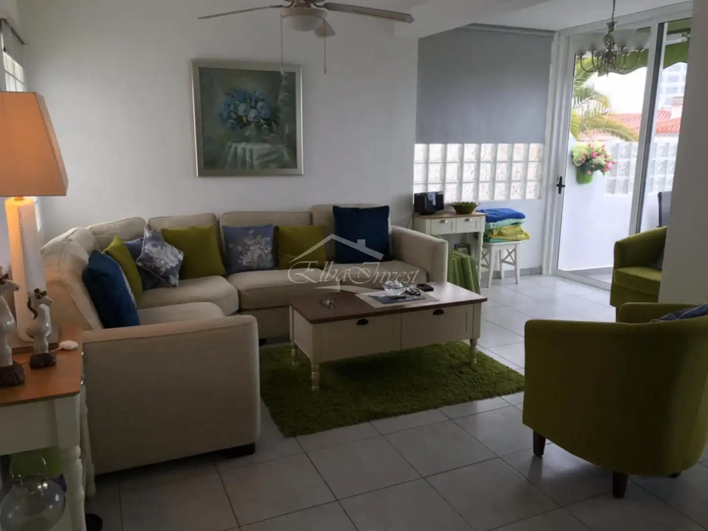 Wohnzimmer von Dachboden zur Miete in Santiago del Teide mit Terrasse und Möbliert