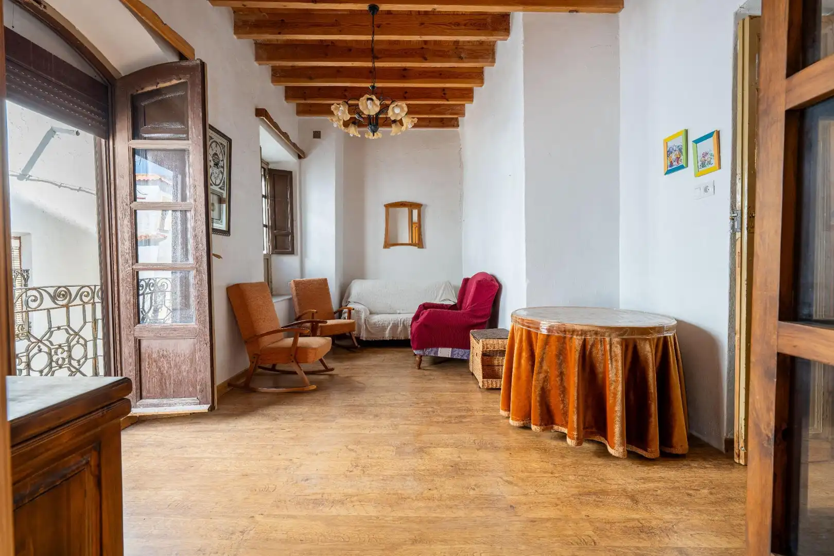 Sala d'estar de Casa o xalet en venda en Ohanes amb Terrassa, Traster i Moblat