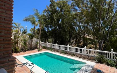 Swimming pool of House or chalet to rent in Mijas  with Air Conditioner, Terrace and Swimming Pool
