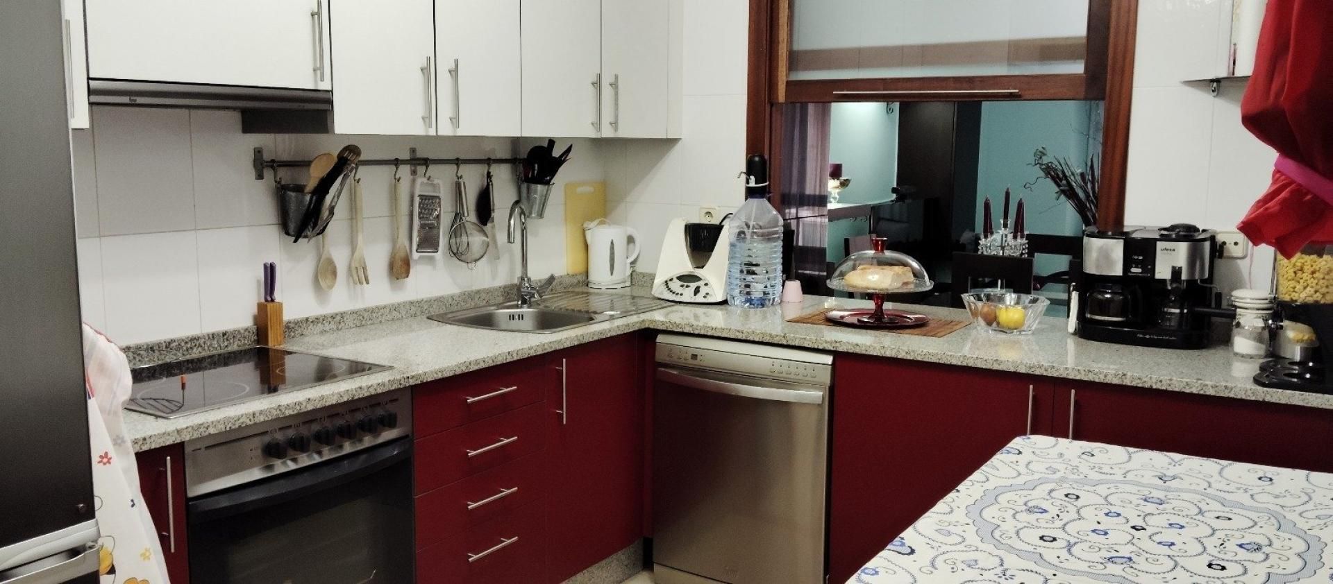 Kitchen of Flat for sale in Vigo   with Terrace