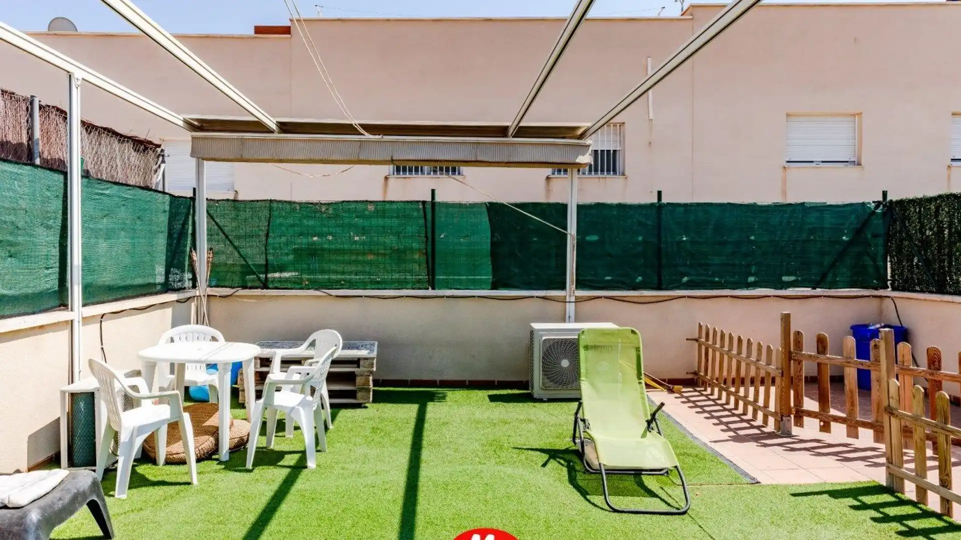 Terrace of Single-family semi-detached for sale in Huércal de Almería  with Air Conditioner