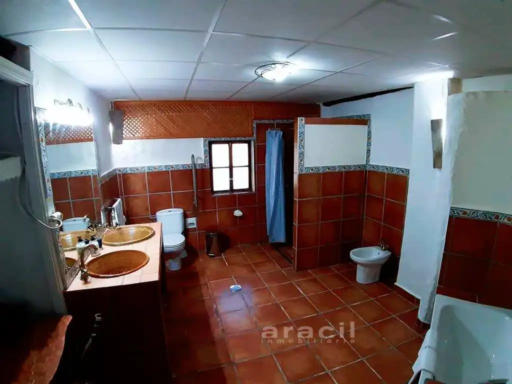 Bany de Finca rústica en venda en Alcoy / Alcoi amb Aire condicionat, Jardí privat i Terrassa