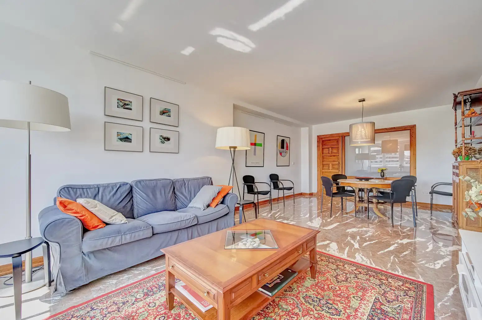 Living room of Flat for sale in  Pamplona / Iruña  with Heating and Parquet flooring