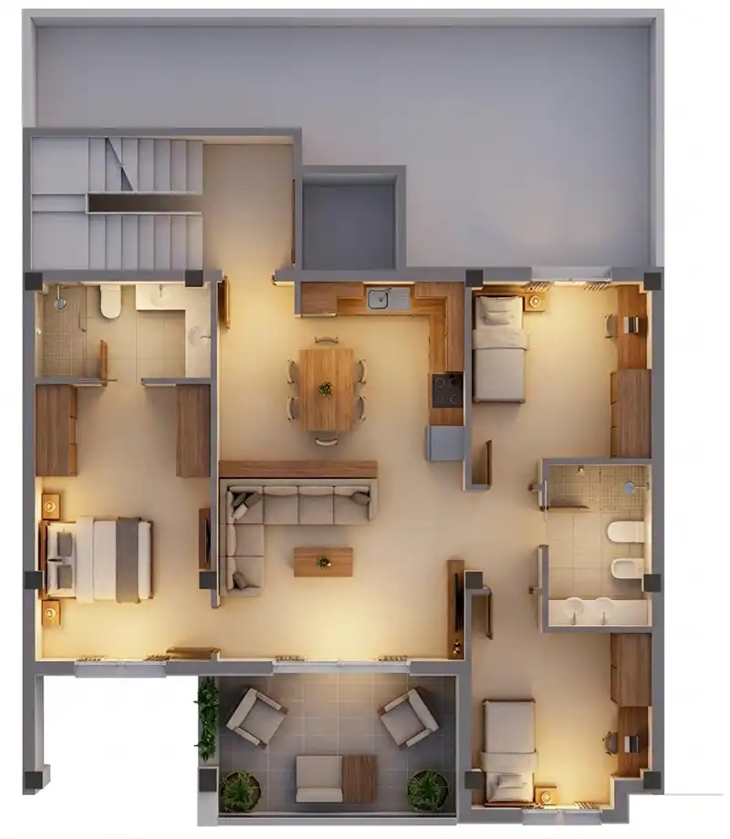 Piso en venta en Churriana de la Vega con Terraza y Trastero