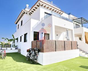 Exterior view of Single-family semi-detached for sale in Elche / Elx  with Air Conditioner and Terrace