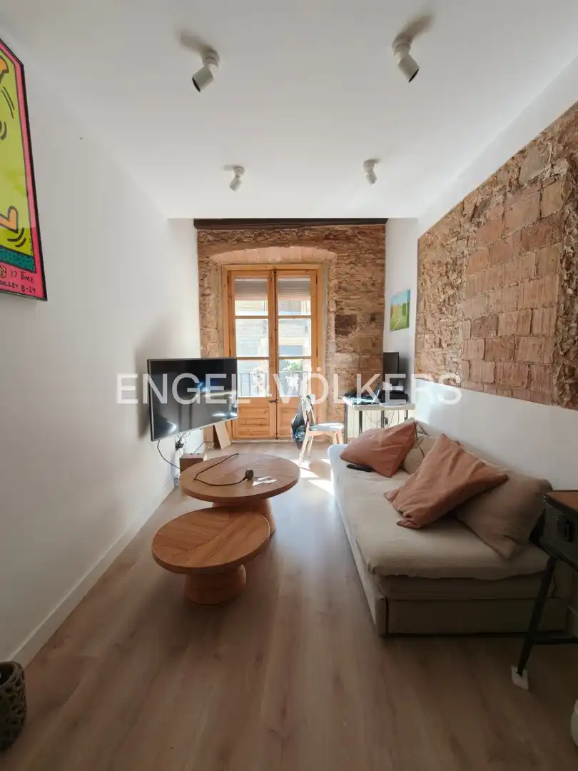 Sala d'estar de Pis en venda en Barcelona amb Calefacció