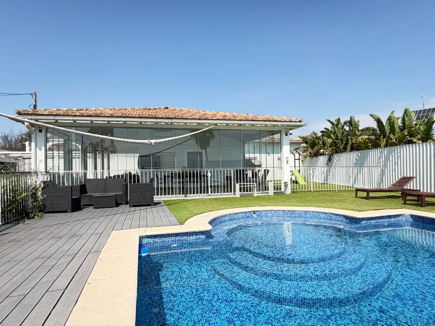 Terrassa de Casa o xalet en venda en Carlet amb Aire condicionat, Calefacció i Jardí privat