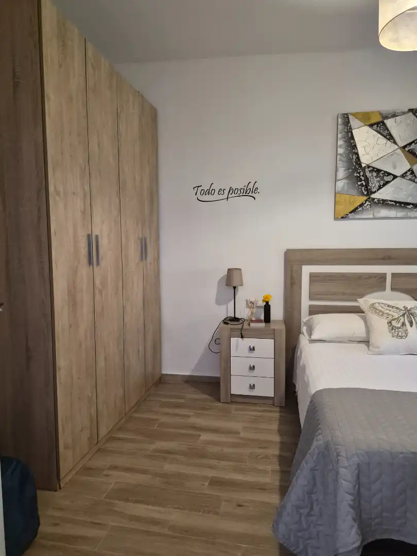 Schlafzimmer von Haus oder Chalet zur Miete in Alcalá de Guadaira mit Klimaanlage, Heizung und Schwimmbad