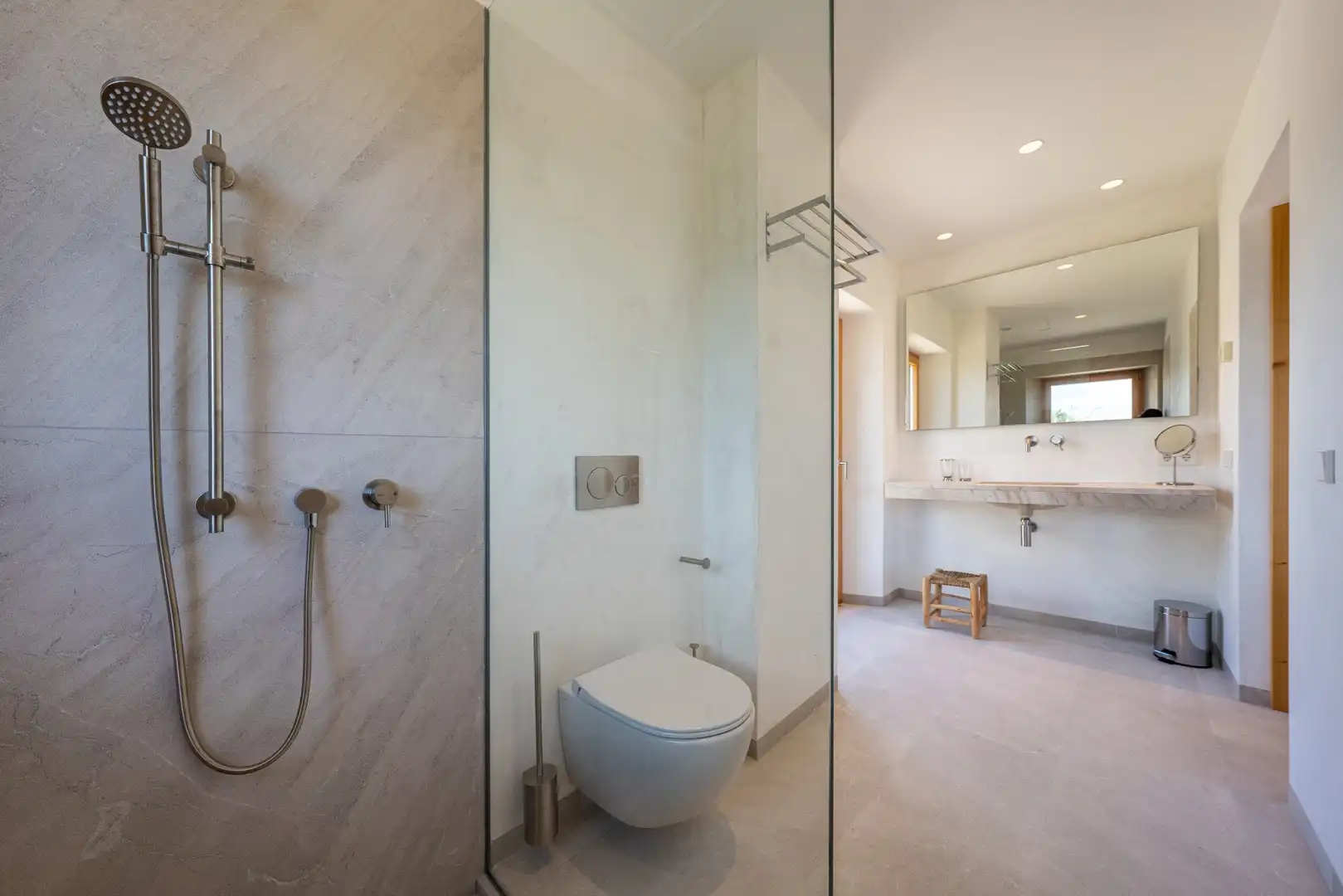 Badezimmer von Country house zum Verkauf in Son Servera mit Klimaanlage, Heizung und Terrasse