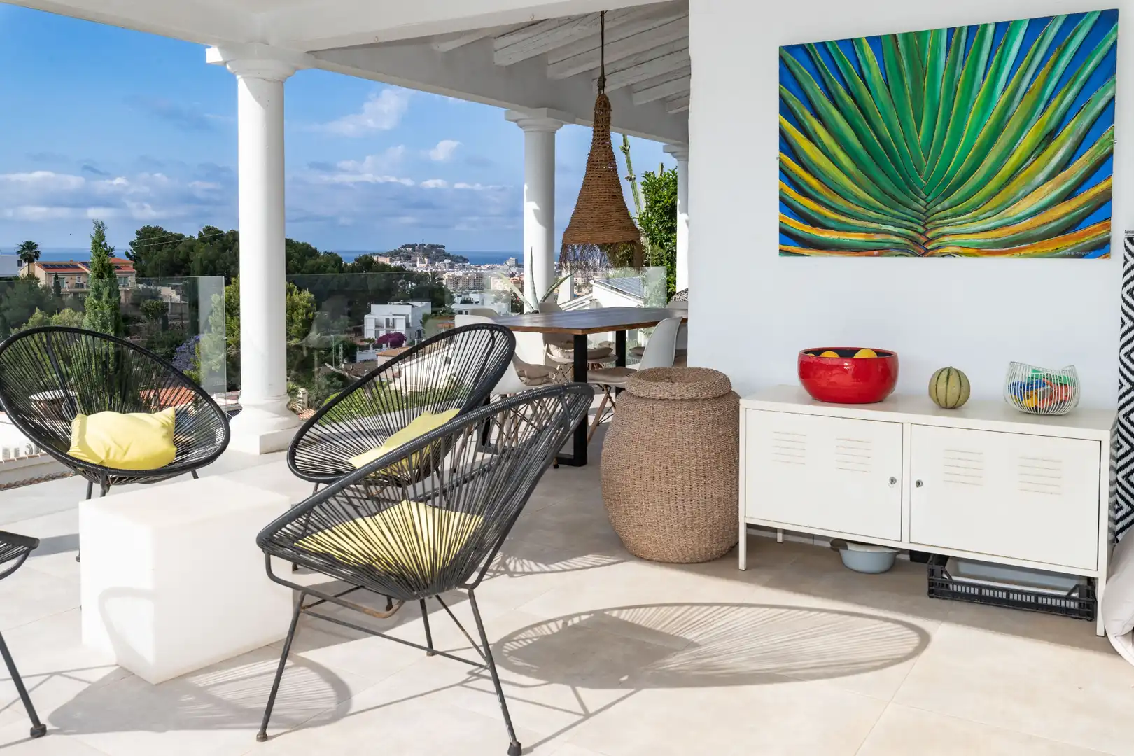 Terrassa de Casa o xalet en venda en Dénia amb Aire condicionat, Calefacció i Jardí privat