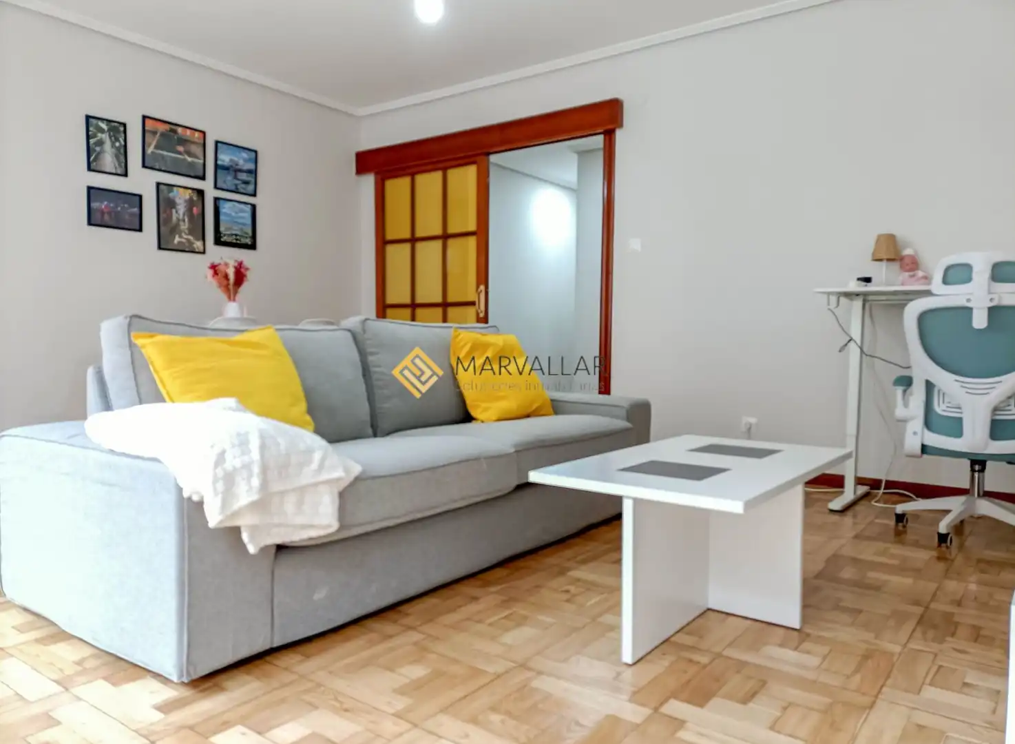 Living room of Flat for rent in Santander  with Heating and Furnished