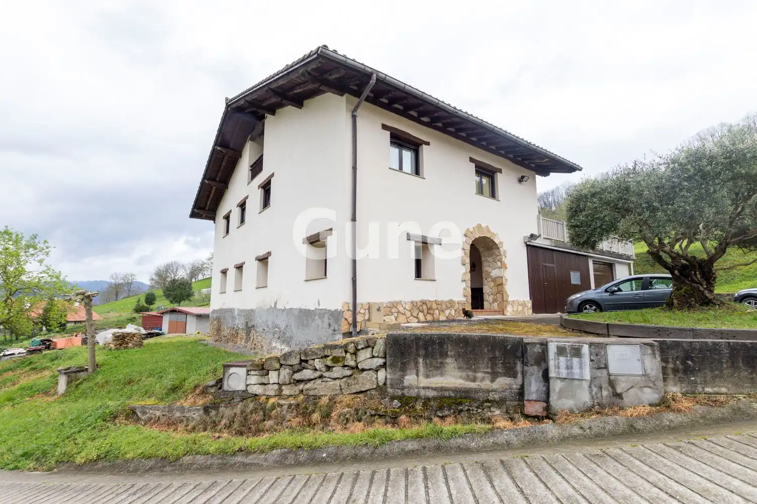 Vista exterior de Casa o chalet en venta en Idiazabal con Calefacción, Terraza y Trastero