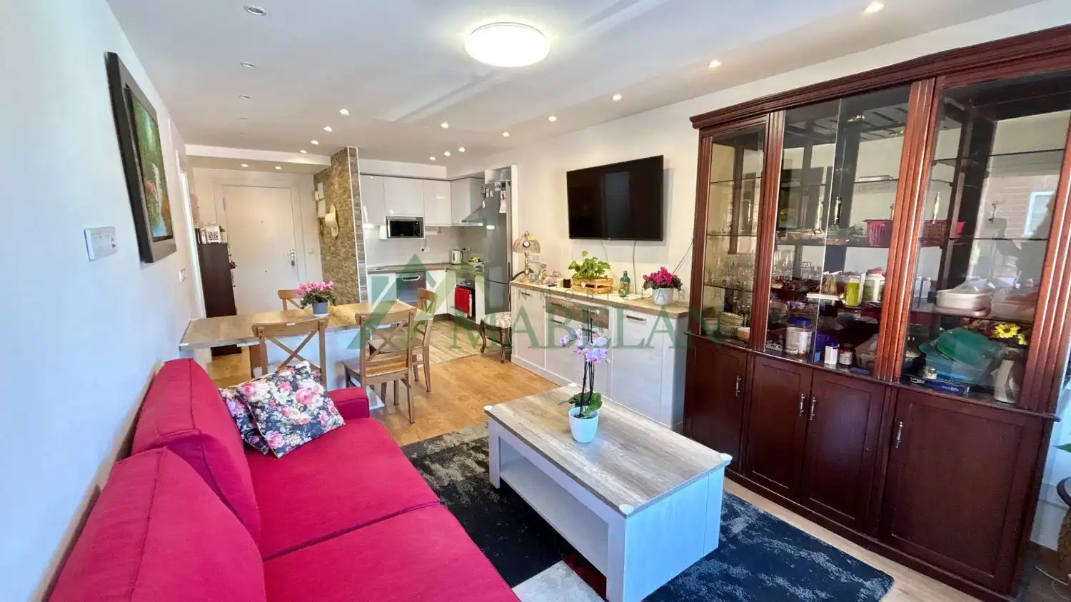 Sala de estar de Piso en venta en Las Rozas de Madrid con Aire acondicionado, Calefacción y Terraza