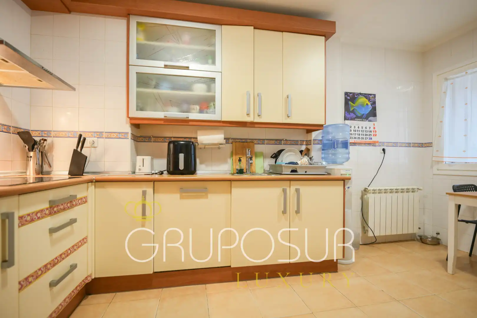 Cocina de Casa adosada en venta en Boecillo con Calefacción, Jardín privado y Parquet