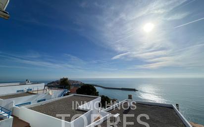 Exterior view of Single-family semi-detached for sale in Peñíscola / Peníscola  with Air Conditioner, Terrace and Balcony