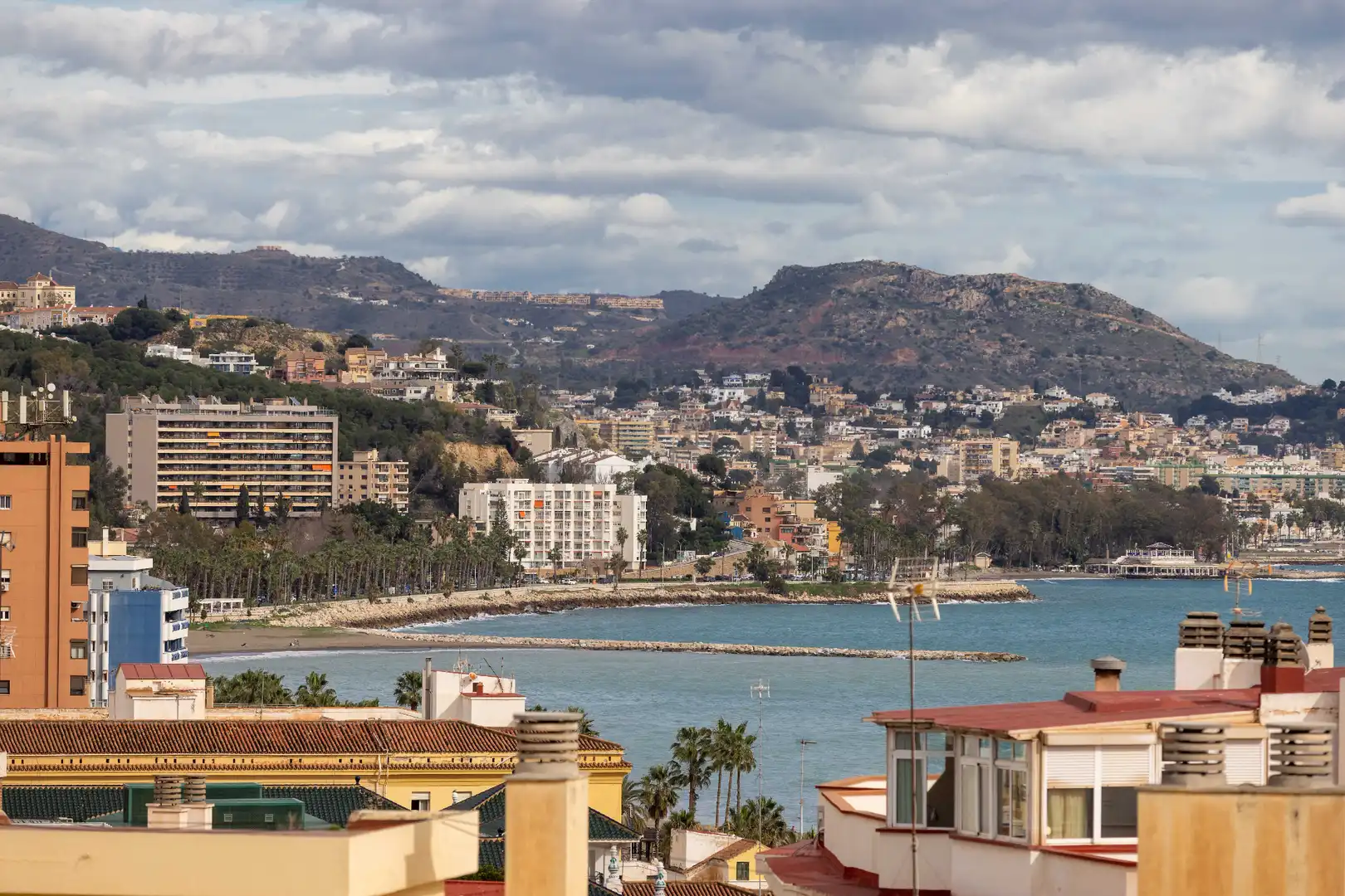 Vista exterior de Piso en venta en Málaga con Aire acondicionado, Calefacción y Terraza