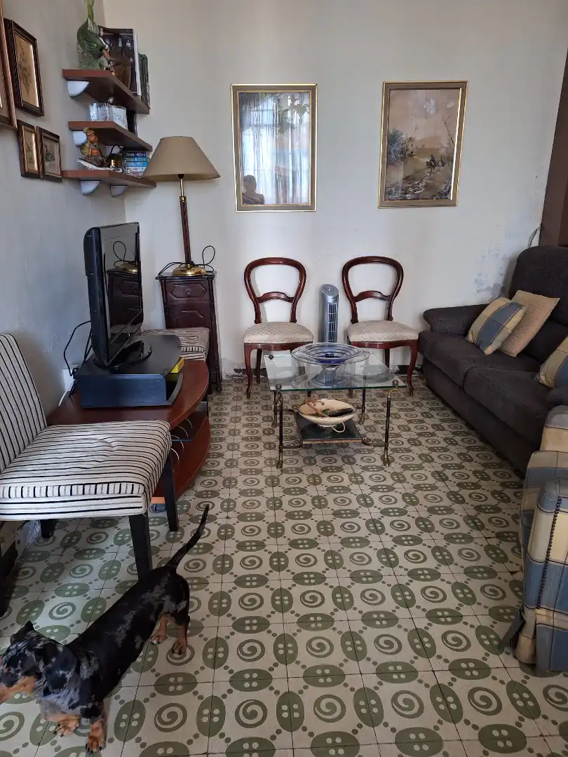 Sala d'estar de Casa adosada en venda en Vilassar de Mar amb Jardí privat, Terrassa i Forn