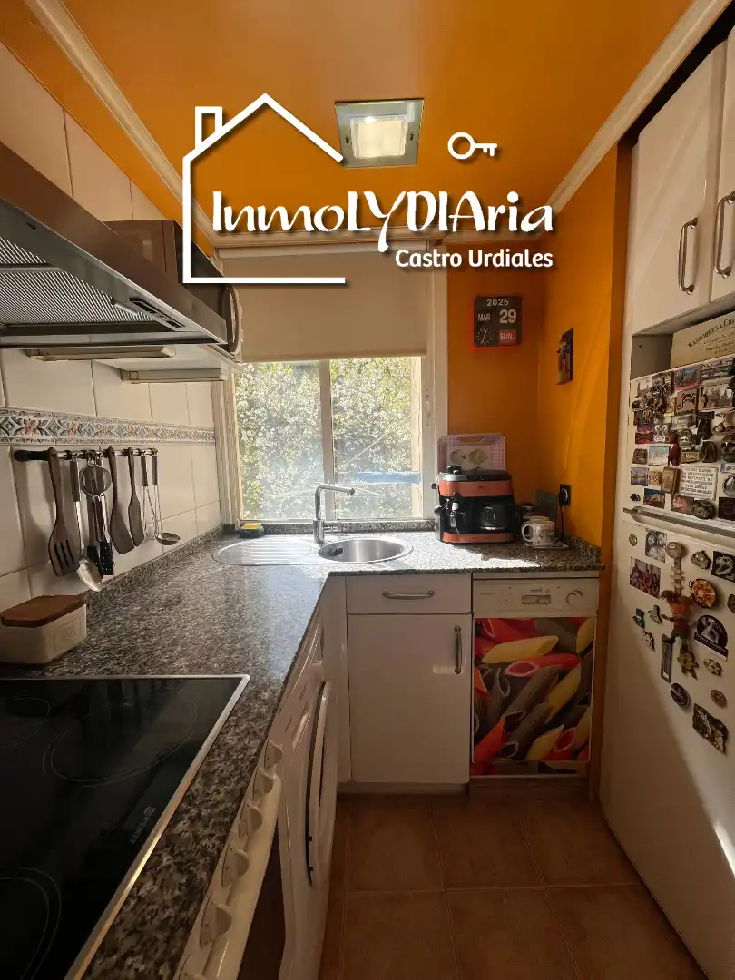 Cocina de Piso en venta en Alonsotegi con Calefacción, Parquet y Amueblado