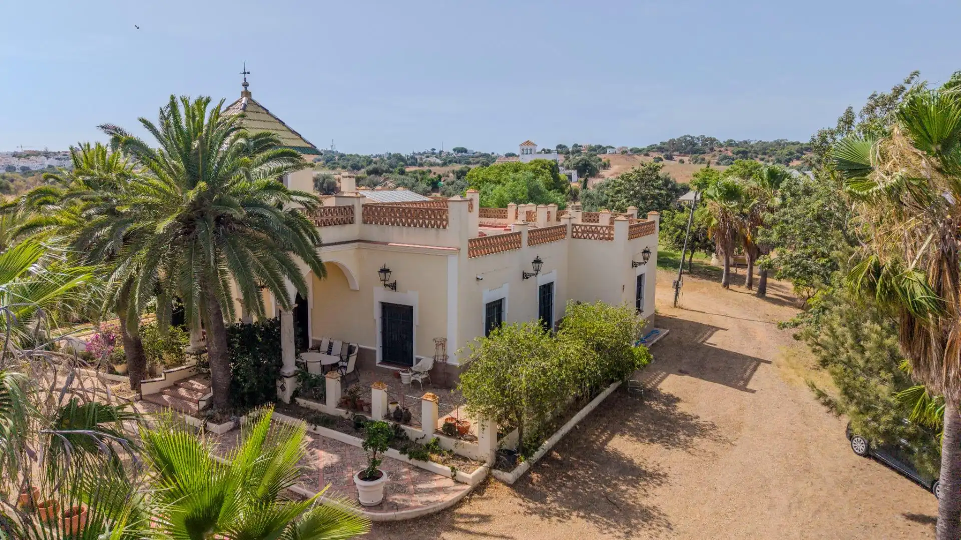 Außenansicht von Country house zum Verkauf in Ayamonte mit Klimaanlage, Heizung und Privatgarten