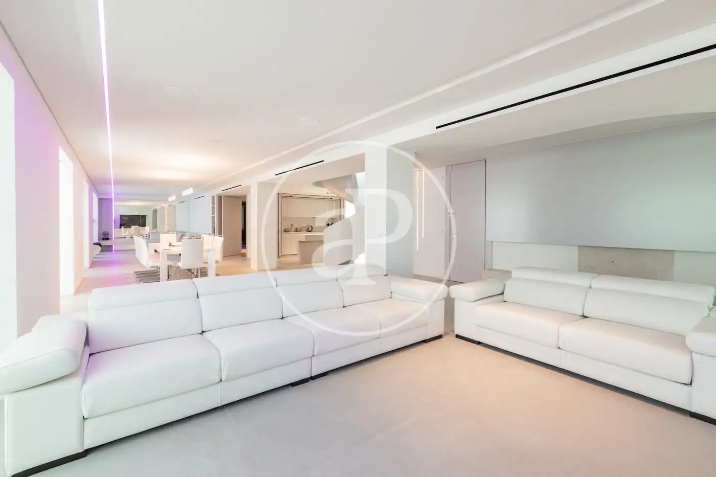 Sala d'estar de Àtic en venda en Madrid amb Aire condicionat, Calefacció i Terrassa