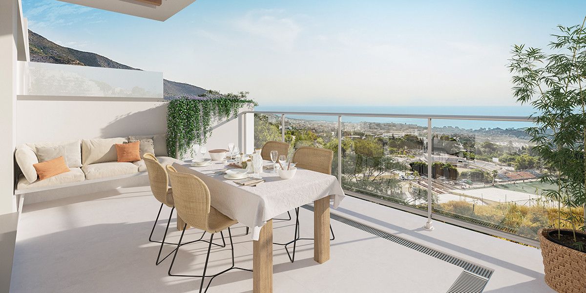 Terrassa de Apartament en venda en Benalmádena amb Aire condicionat, Terrassa i Piscina