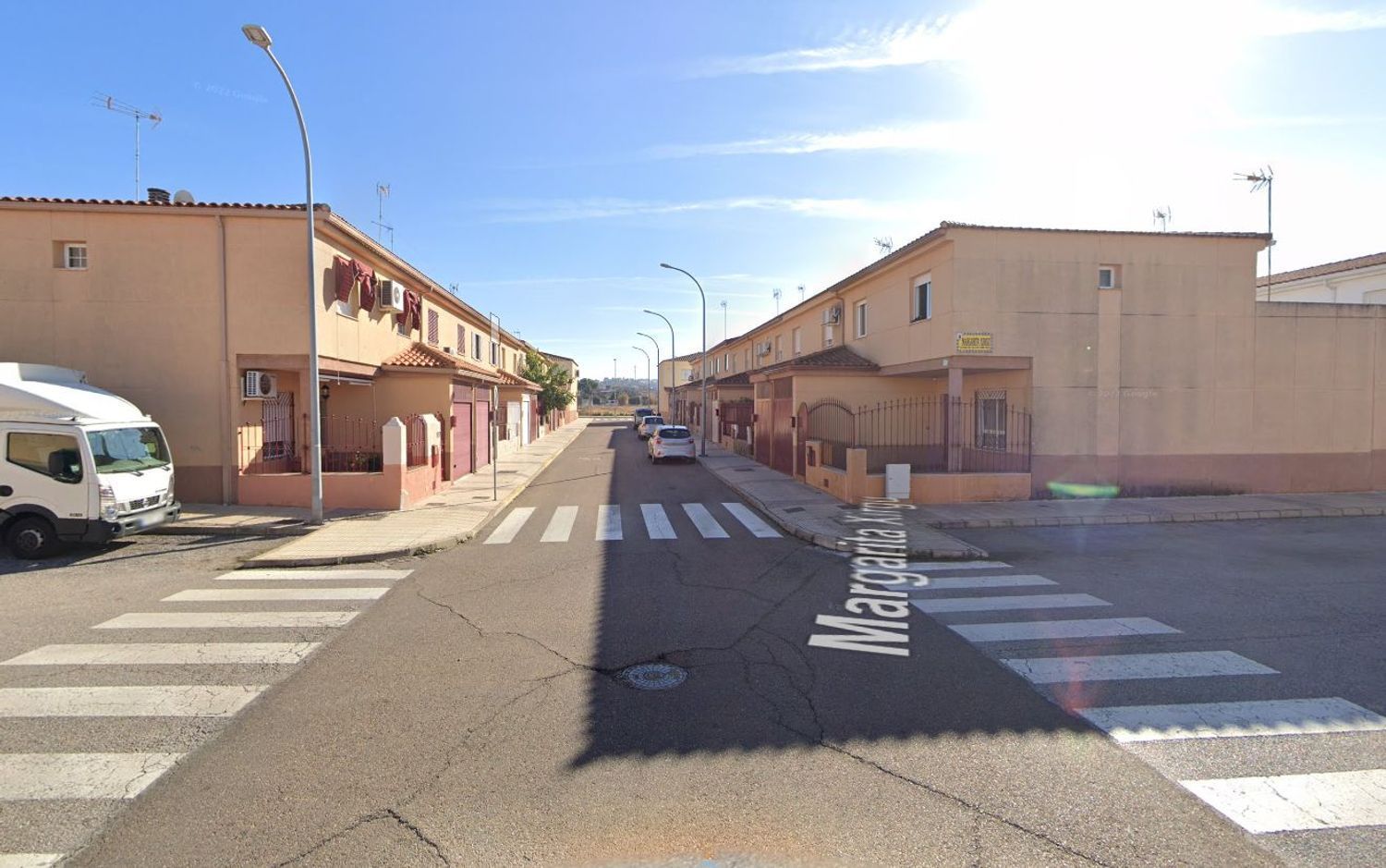 Exterior view of Single-family semi-detached for sale in Badajoz Capital