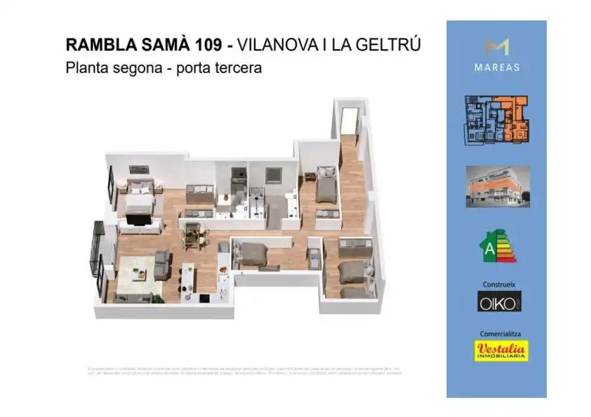 Flat for sale in Vilanova i la Geltrú  with Heating, Storage room and Balcony