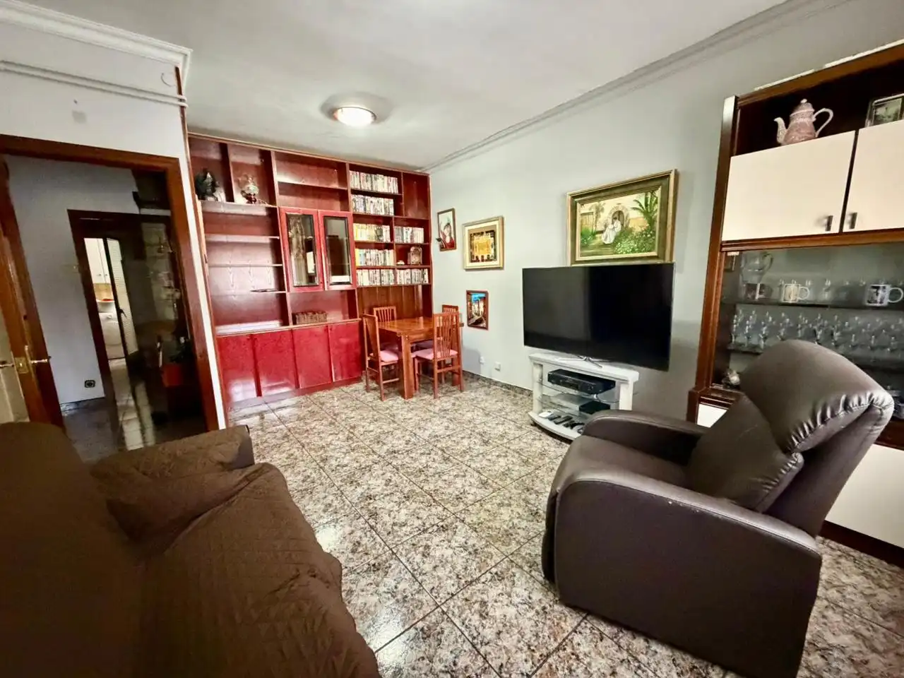Sala de estar de Piso en venta en Montcada i Reixac con Aire acondicionado, Calefacción y Amueblado