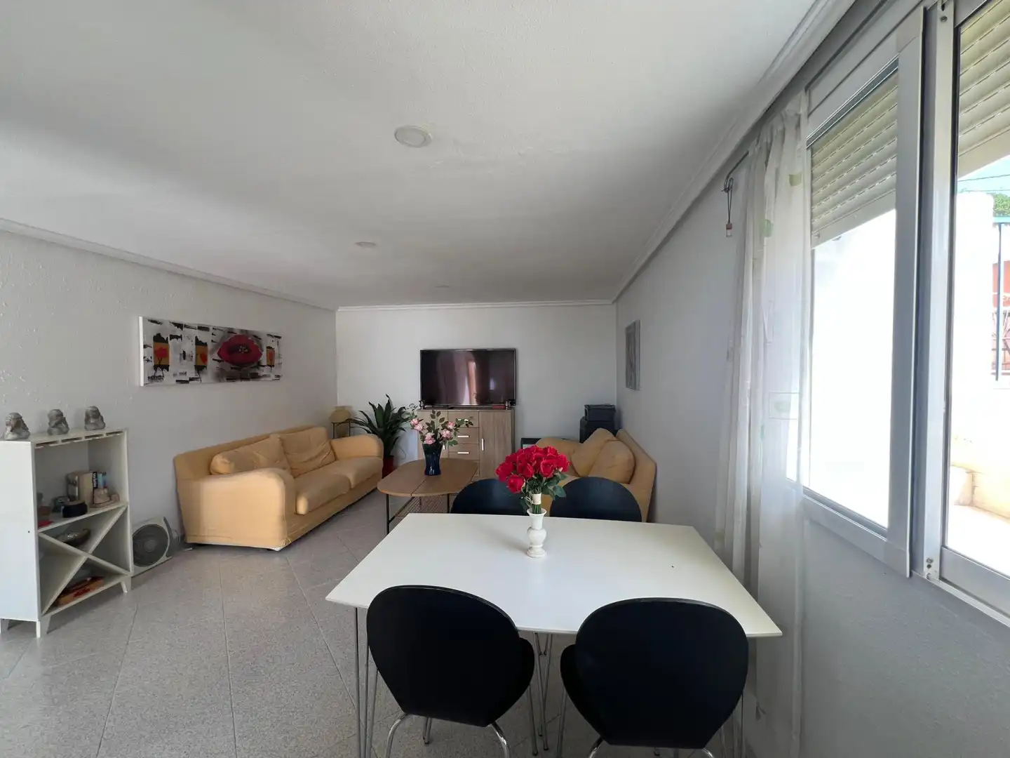 Living room of Houses for rent in La Nucia  with Heating, Private garden and Furnished