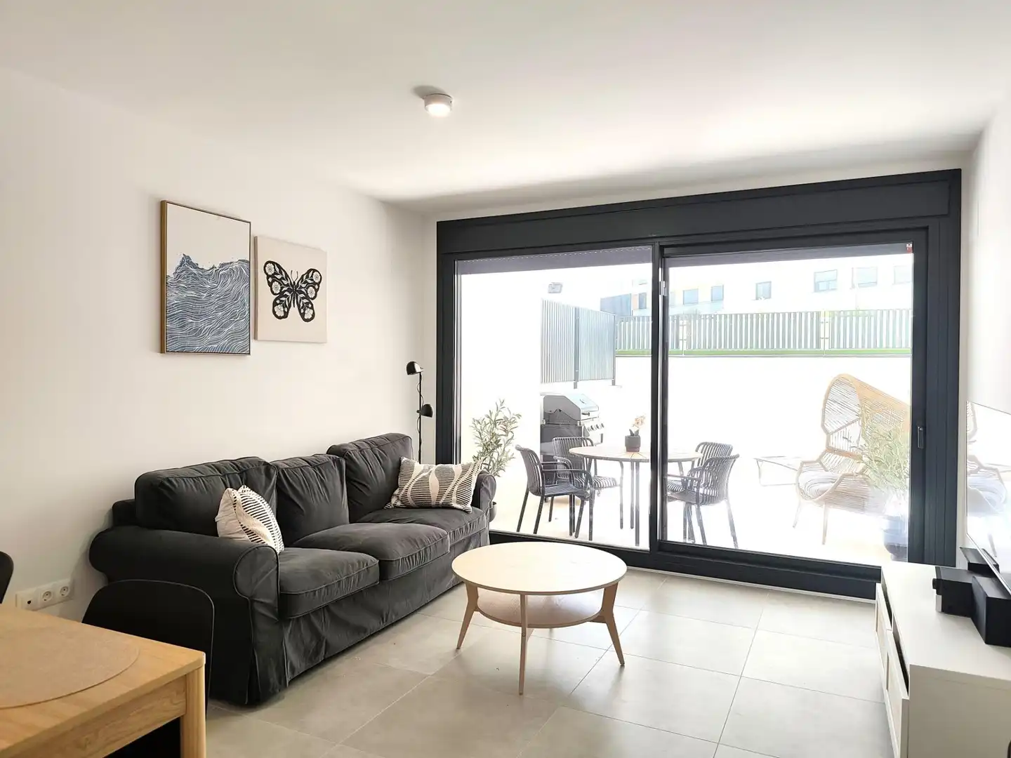 Living room of Ground floor for rent in Orihuela  with Air Conditioner, Heating and Private garden