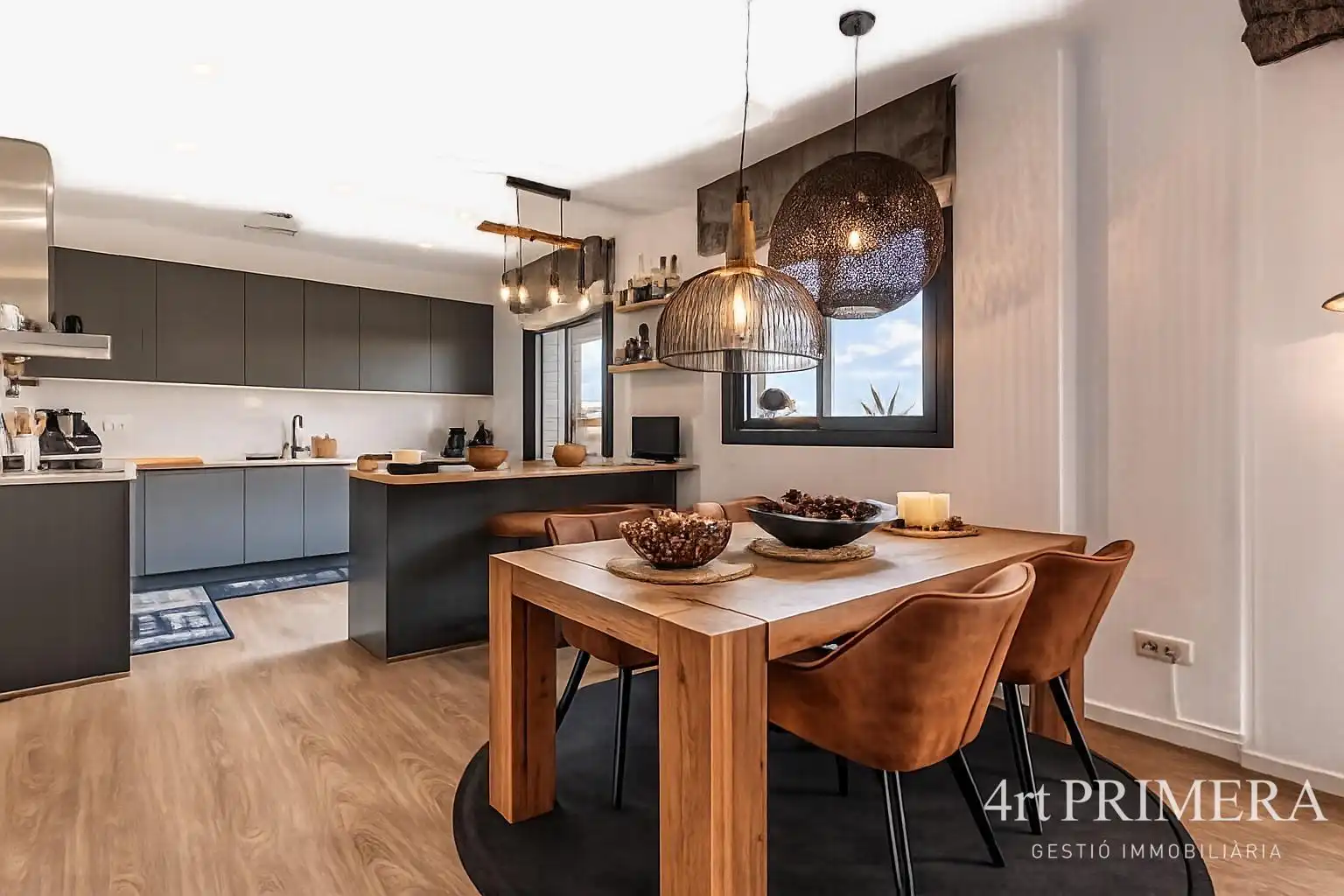 Cocina de Ático en venta en L'Ametlla del Vallès con Aire acondicionado, Calefacción y Parquet