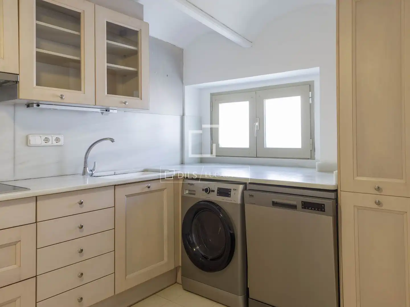 Cocina de Piso de alquiler en Valencia con Aire acondicionado, Calefacción y Parquet