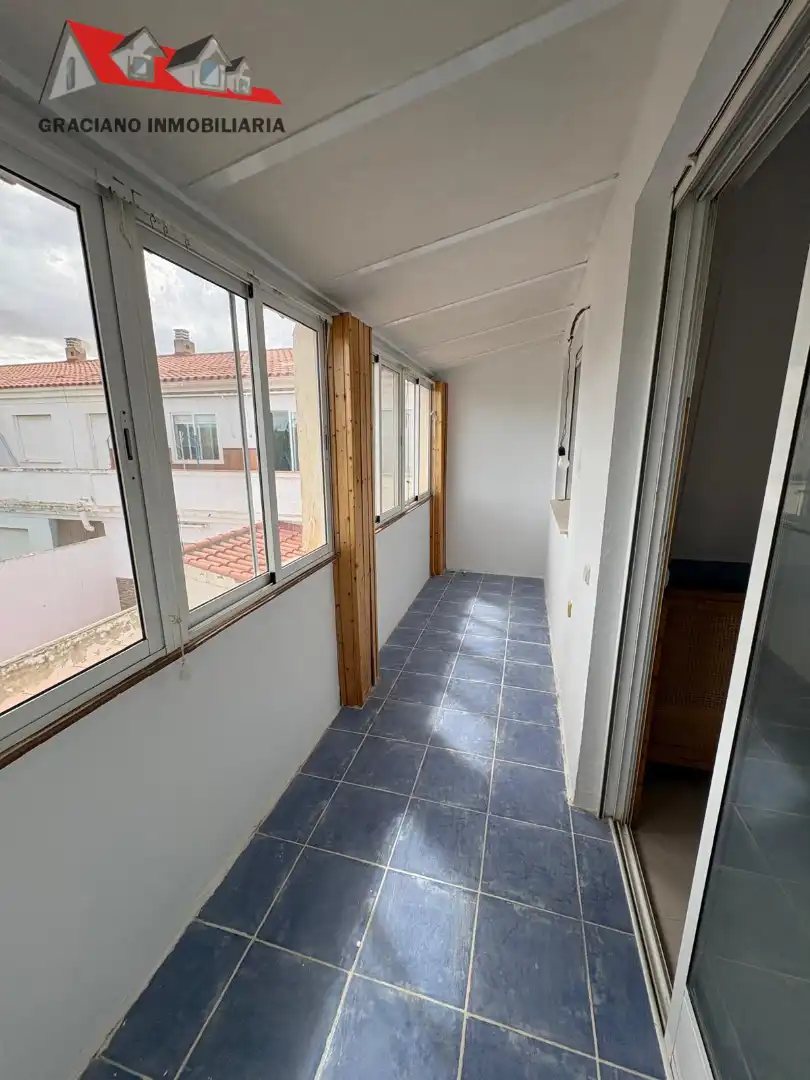 Balcony of Houses for sale in Albacete  with Heating and Furnished