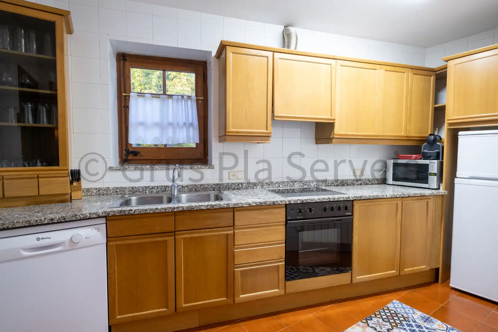 Cocina de Casa adosada en venta en Urús con Calefacción, Parquet y Amueblado
