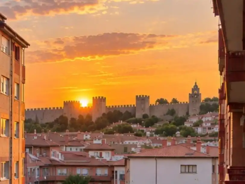 Vista exterior de Pis en venda en Ávila Capital amb Terrassa