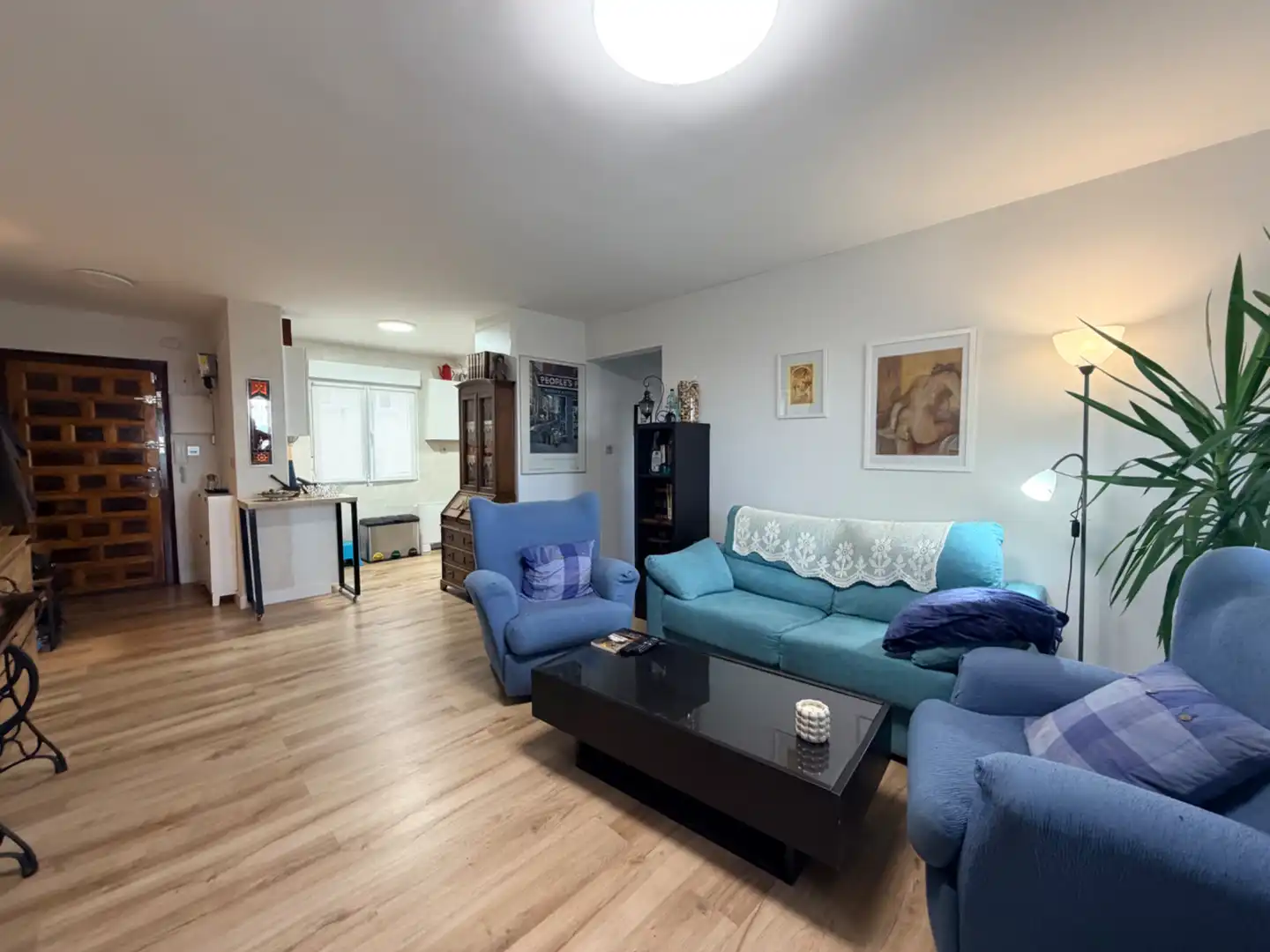 Wohnzimmer von Wohnung zum Verkauf in Valdemorillo mit Klimaanlage, Heizung und Privatgarten