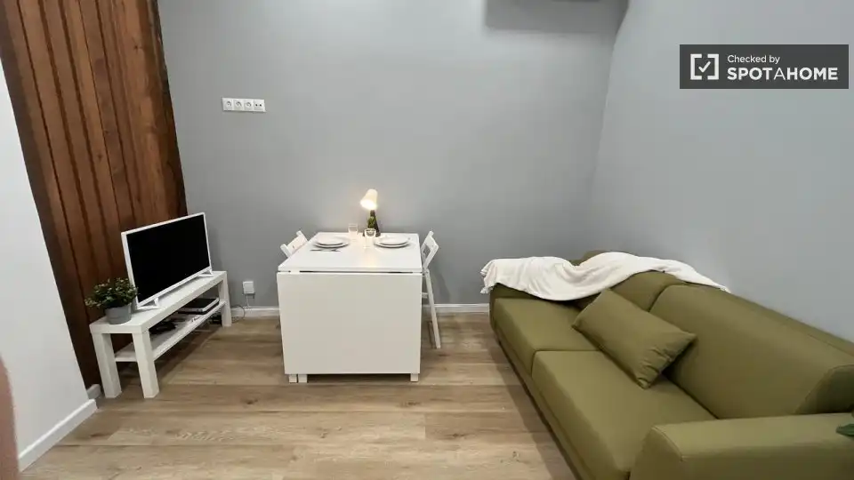 Sala d'estar de Apartament per a compartir en Madrid amb Aire condicionat, Calefacció i Terrassa