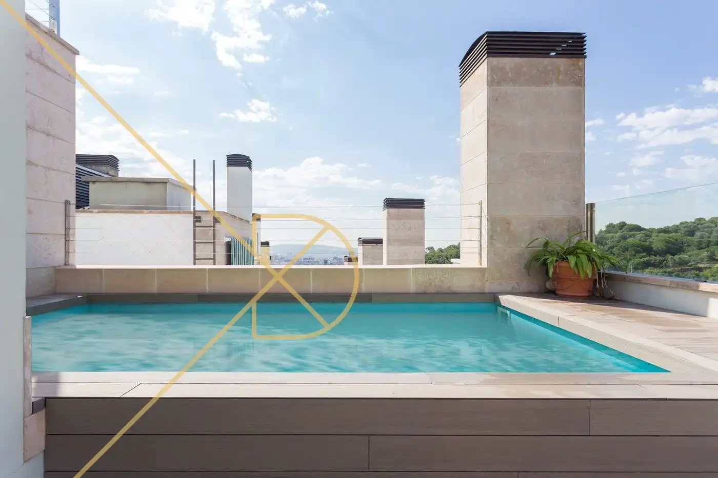Piscina de Casa o xalet en venda en Barcelona amb Aire condicionat, Calefacció i Parquet