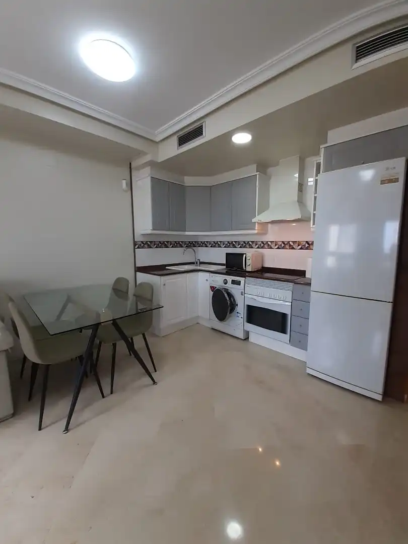 Cuina de Apartament de lloguer en Valencia amb Aire condicionat, Calefacció i Terrassa