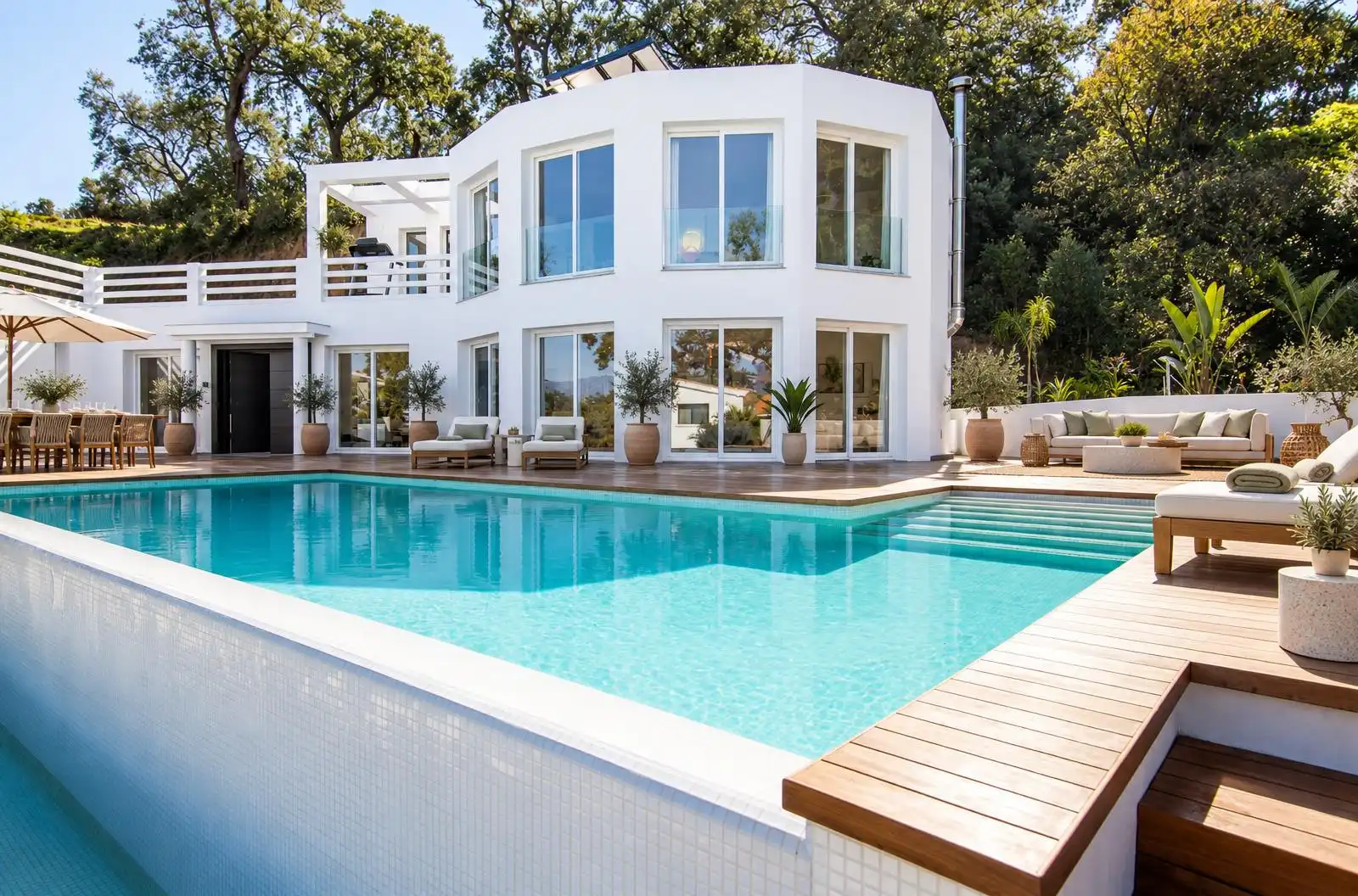 Piscina de Casa o xalet de lloguer en La Mairena