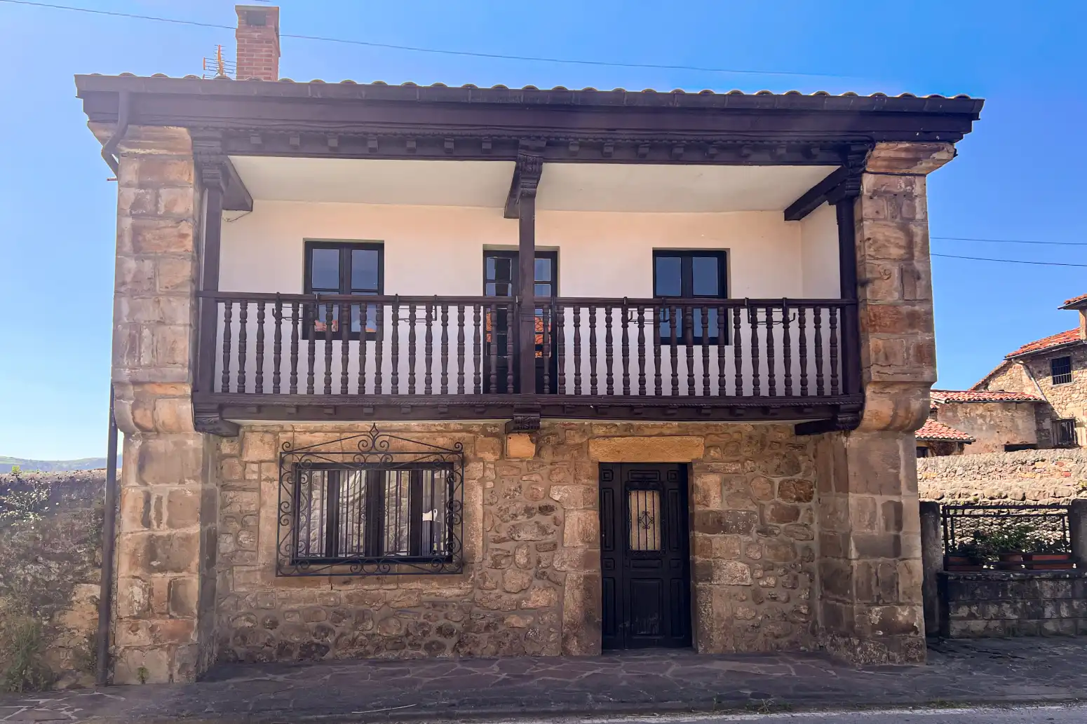 Vista exterior de Casa o chalet en venta en Mazcuerras con Calefacción, Jardín privado y Parquet